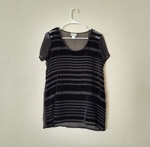 MOTHERHOOD Maternity Velvet Blouse